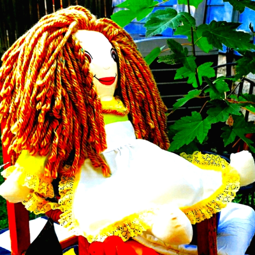 Handmade 100%Cotton Rag Doll